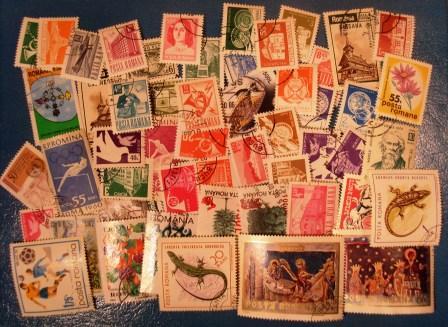 00731 50 Briefmarken aus Rumänien